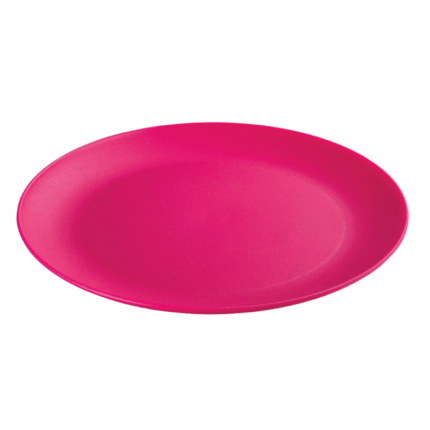 Ucsan rond plastic bord 20.5×2 cm – licht en duurzaam servies