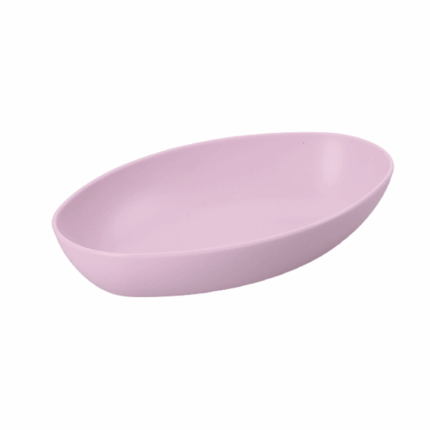 Ucsan ovaalvormig plastic bord 24×15×4 cm – duurzaam en licht servies