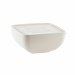 Ucsan vierkant plastic bewaarbakje met deksel - groen - 4000 ml