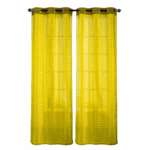 Isabella Vitrage Gordijn met Ringen 53"×90" Per Stuk - Diverse Kleuren - Afbeelding 8