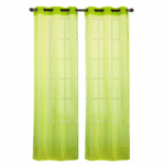 Isabella Vitrage Gordijn met Ringen 53"×90" Per Stuk - Diverse Kleuren - Afbeelding 5