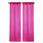 Isabella Vitrage Gordijn met Ringen 53"×90" Per Stuk - Diverse Kleuren - Afbeelding 4