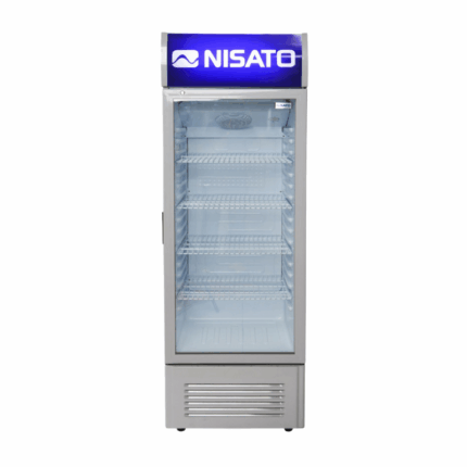 Nisato display koelkast 12 Cu.Ft. met glazen deur en binnenverlichting.