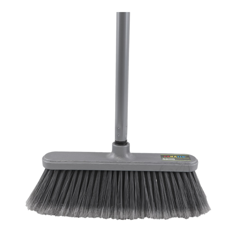 YF251711 Fanatik vloerbezem met metalen steel 120 cm engrijze