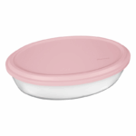 Marinex Ovenschaal 6662 – 3,8 Liter glazen schaal met plastic deksel, geschikt voor oven, koelkast en vriezer