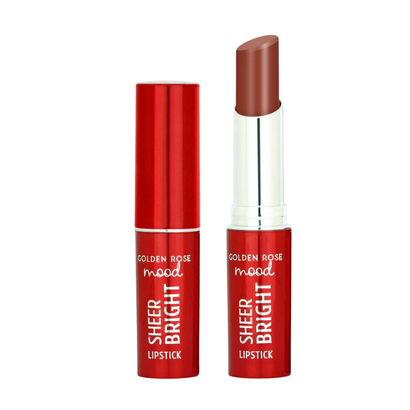 8691190569556 Golden Rose Mood Sheer Bright Lipstick - Afbeelding 1