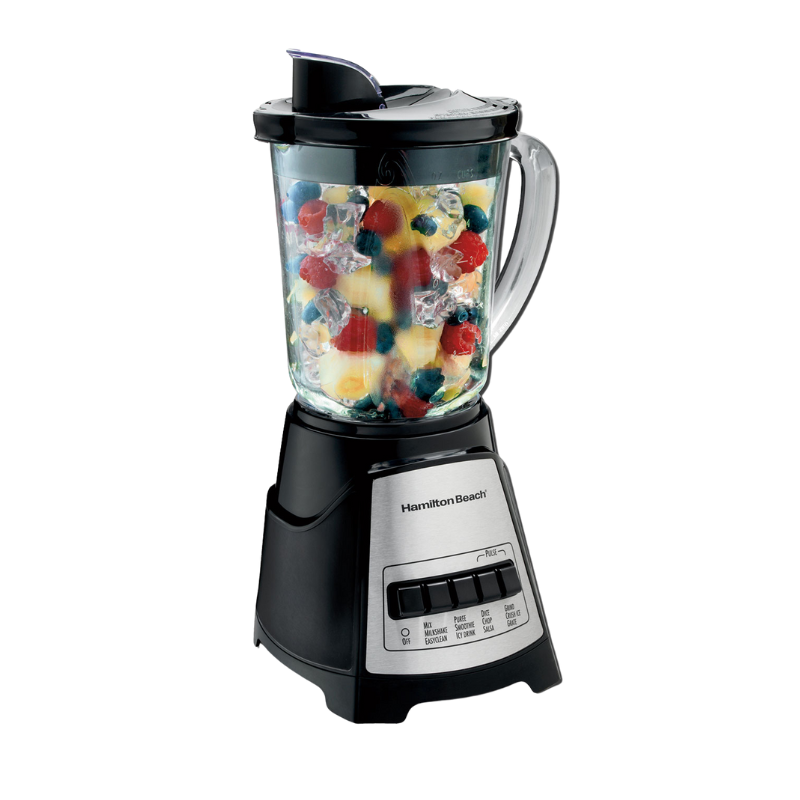 HB58148 Hamilton Beach Power Elite blender 700 watt met glazen kan