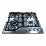 Global Gaskookplaat met 4 Branders Stainless Steel