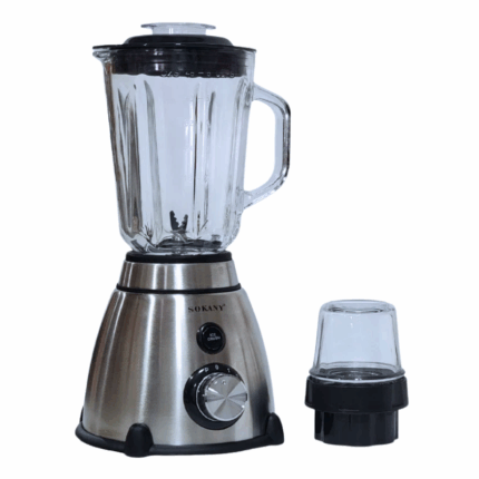 Sokany blender met grinder 1.5 liter zwart met 5 snelheden