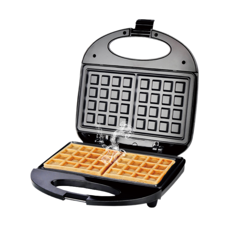 L0722072 Sokany Wafelijzer 750W – compact wafelapparaat met antiaanbaklaag