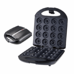 Sokany Donutmaker – 16 Mini Donuts – Close-up non-stick platen