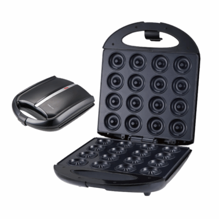 Sokany Donutmaker – 16 Mini Donuts – Close-up non-stick platen