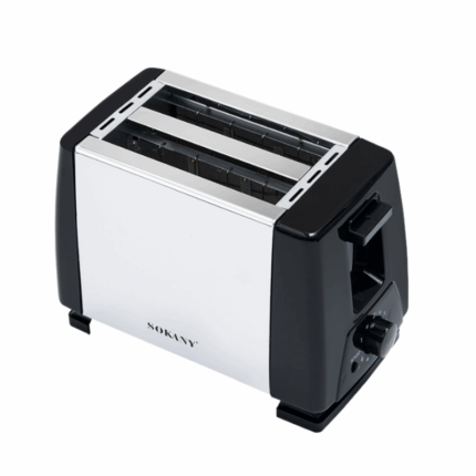 Sokany Broodrooster 700W met 6 bruiningsniveaus voor gelijkmatig geroosterd brood