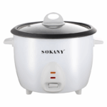 Sokany Rijstkoker 2.2 Liter 900W– Elektrische rijstkoker met warmhoudfunctie - witte