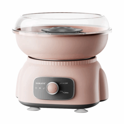 Sokany 500W suikerspinmachine met compacte vorm en eenvoudig schoon te maken onderdelen
