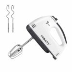 Sokany Elektrische Handmixer 180W met 7 snelheden – met kloppers en deeghaken