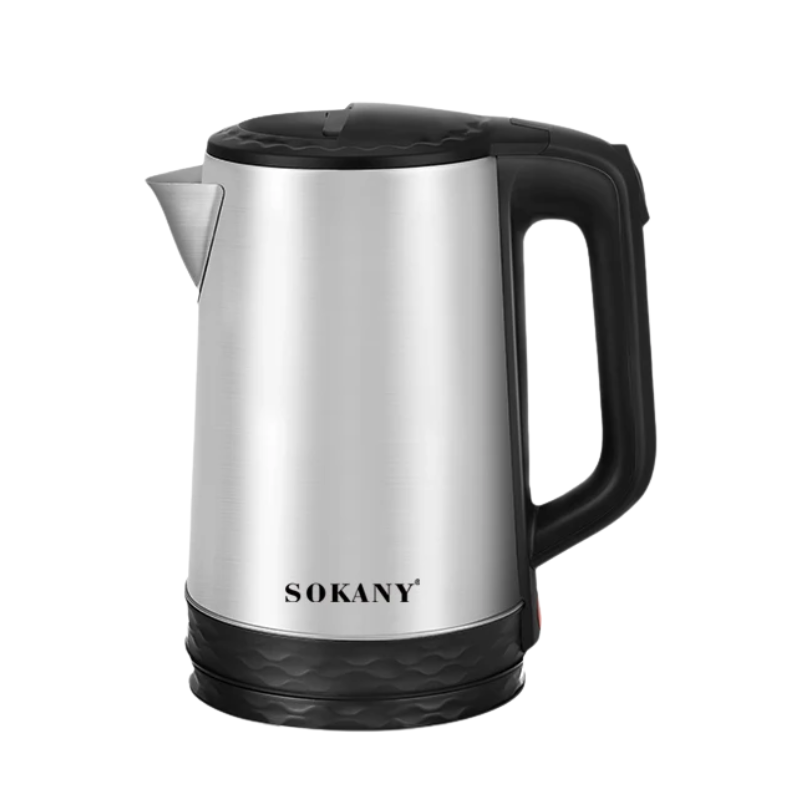L0722189 Sokany Draadloze Elektrische Waterkoker 2.3 Liter Roestvrijstaal