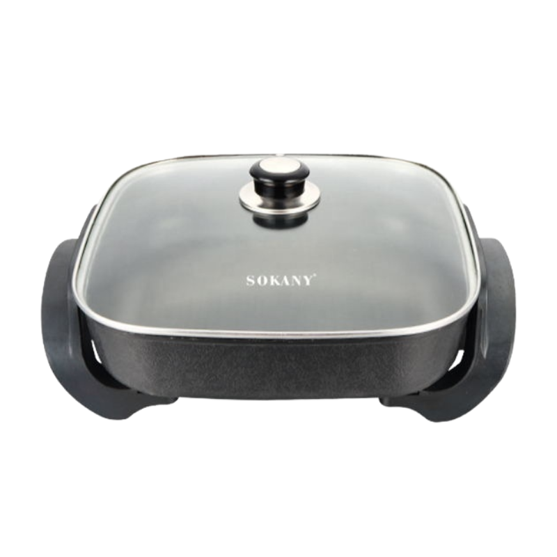 L0722198 Sokany Vierkant Elektrische Koekenpan - 1500W - Afbeelding 1