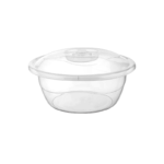 Sev transparante teil 4.5 liter met deksel - kunststof 28×13.5 cm