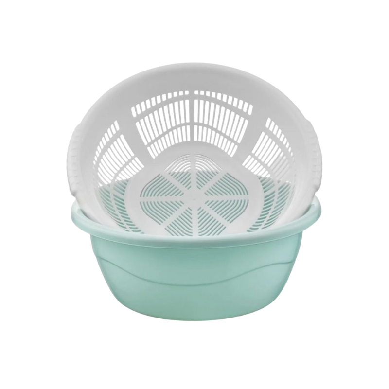 SP155 (1) Sev Vergiet met Uitlekkom - 4.5 Liter - Diverse Kleuren - Afbeelding 1