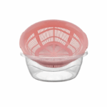 Sev kunststof vergiet met uitlekkom 4.5 liter in diverse kleuren