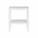 Sev Plastic Bijzettafel Wit - 33×38×45 cm - Afbeelding 2