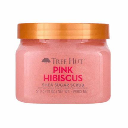 Tree Hut Shea Sugar Scrub Pink Hibiscus 510 gram lichaamscrub