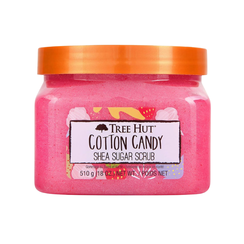 075371002953 Tree Hut Shea Sugar Scrub Cotton Candy 510 gram lichaamscrub