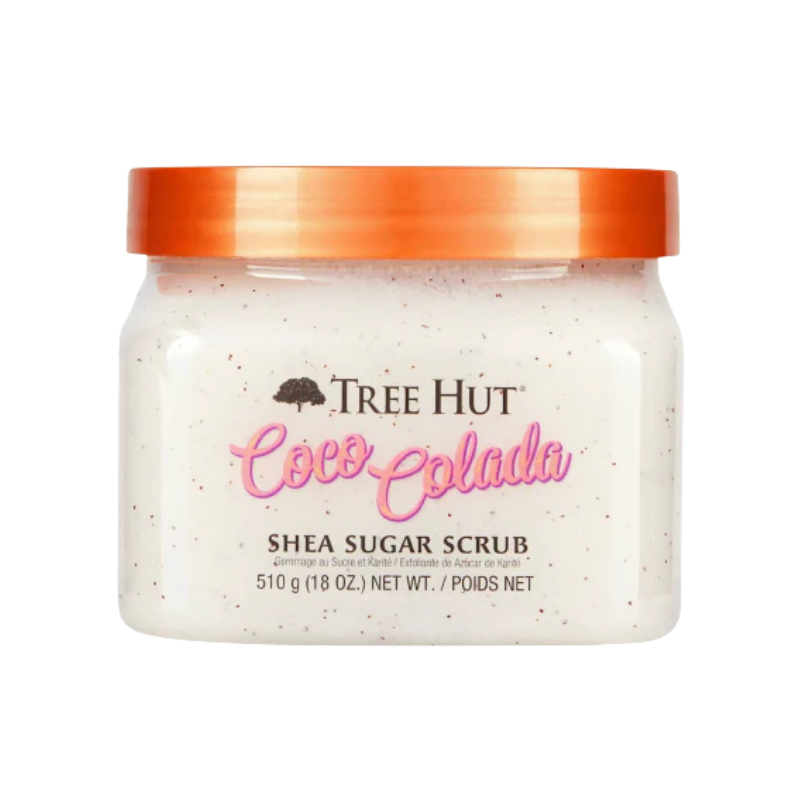 075371003332 Tree Hut Shea Sugar Scrub Coco Colada 510 gram lichaamscrub