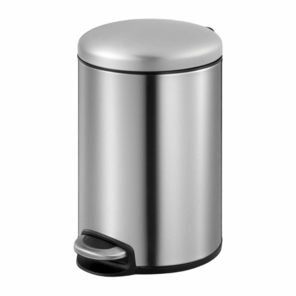 Kennedy stainless steel vuilniston met voetbediening 8 liter in roestvrij staal