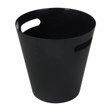 Kennedy ronde prullenbak van kunststof met handgreep – 12 liter – diverse kleuren