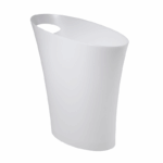 Kennedy design prullenbak van kunststof met handgreep en schuine opening – 7,5 liter – diverse kleuren