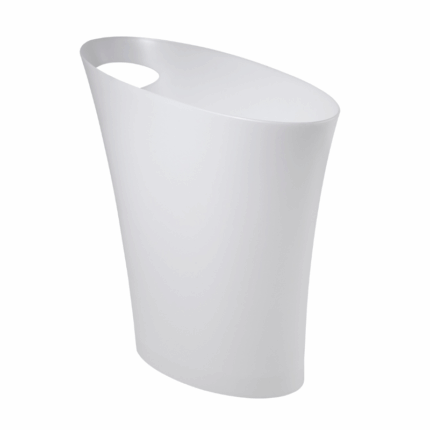 Kennedy design prullenbak van kunststof met handgreep en schuine opening – 7,5 liter – diverse kleuren