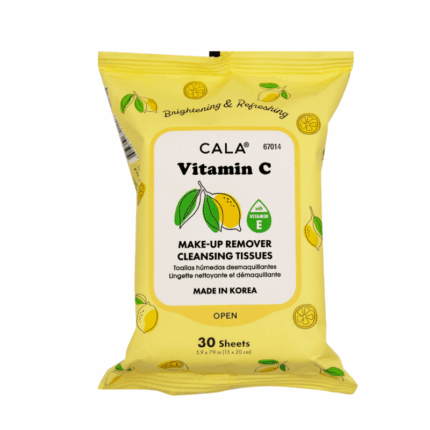 Cala Make-up Remover Cleansing Tissues Vitamin C 30 stuks 15×20 cm