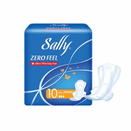 Sally Zero Feel Ultra Thin Maandverband Day Use verpakking 10 stuks 24 cm dames hygiëne menstruatie bescherming