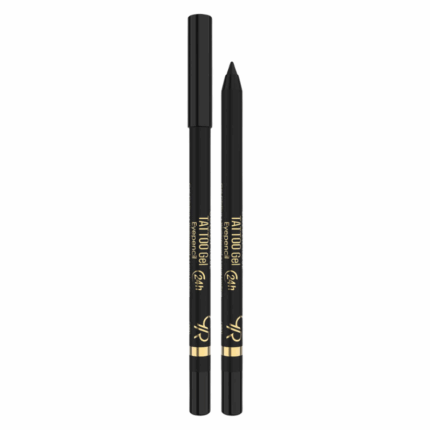 Golden Rose Tattoo Gel Eyepencil waterproof oogpotlood met intense pigmentatie 101- Noir