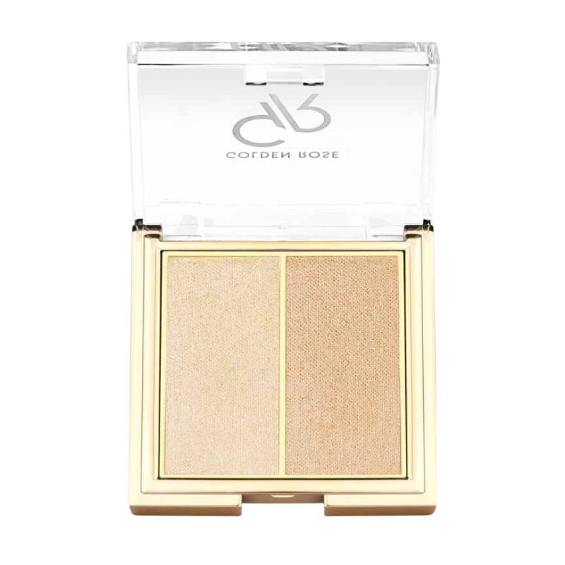 8691190516260 Golden Rose So Glow! Highlighter Duo 101 Starlight poederhighlighter