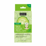 Sence Face Mask Destressing & Refreshing Cucumber 4×7 g peel-off gezichtsmasker