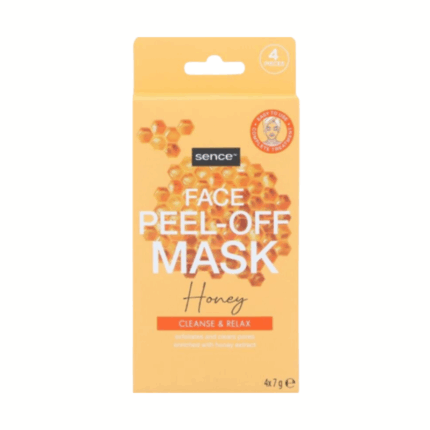 Sence Face Mask Cleanse & Relax Honey 4×7 g peel-off gezichtsmasker