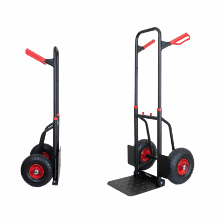 Steekwagen met stalen frame en luchtbanden, draagvermogen 150 kg