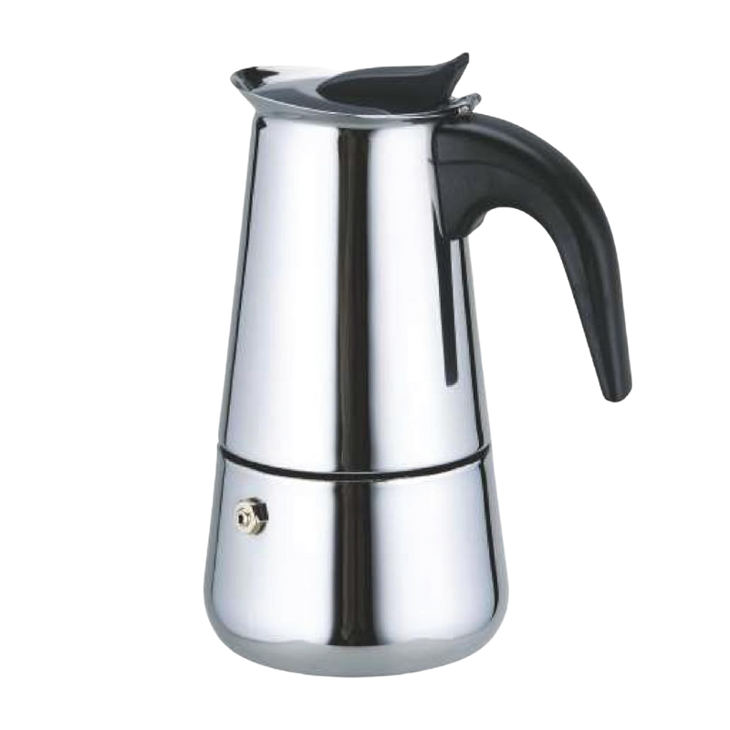 EY464 Stainless steel moka pot 12 kopjes Italiaanse espresso koffiezetter