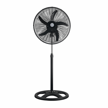 Sokany staande ventilator 18 inch zwart, krachtige vloerventilator voor verkoeling