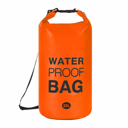 Waterdichte tas 20 liter in diverse kleuren met rolsluiting voor strand, kajak en outdoor gebruik