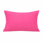 Luxuria effen kussensloop 20×40 inch zonder print - fuschia