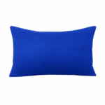 Luxuria effen kussensloop 20×40 inch zonder print - blauw