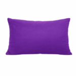 Luxuria effen kussensloop 20×40 inch zonder print - paars