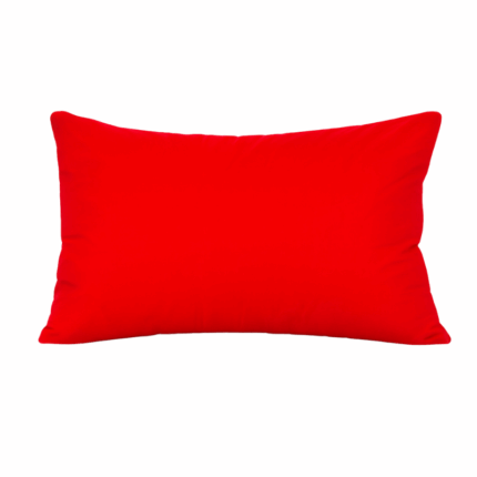 Luxuria effen kussensloop 20×40 inch zonder print - rood