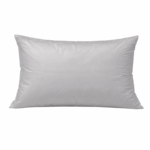 Luxuria effen kussensloop 20×40 inch zonder print - silverf