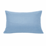 Luxuria effen kussensloop 20×40 inch zonder print - Turq