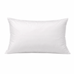 Luxuria effen kussensloop 20×40 inch zonder print - wit